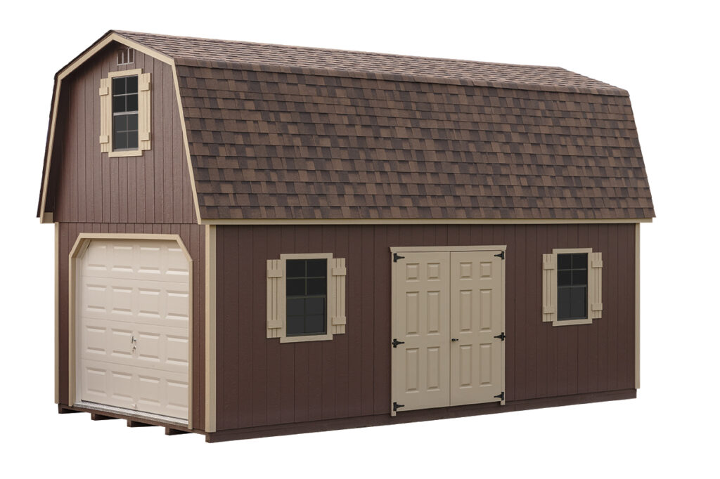 high wall barn 2 story