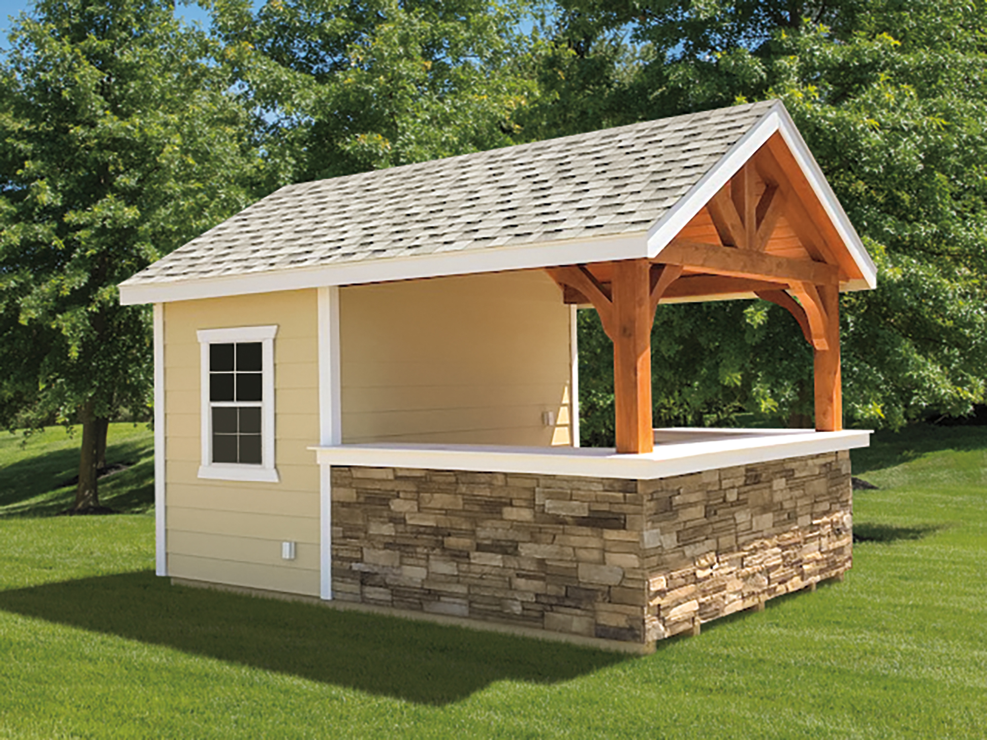 10x12 A-Frame Sea Side Bar - Siesta Pool House