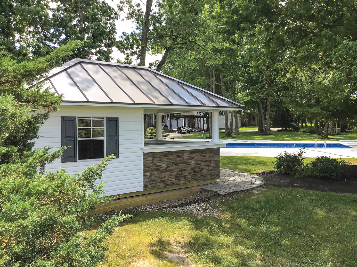 10x16 Sea Side Bar- Siesta Pool house