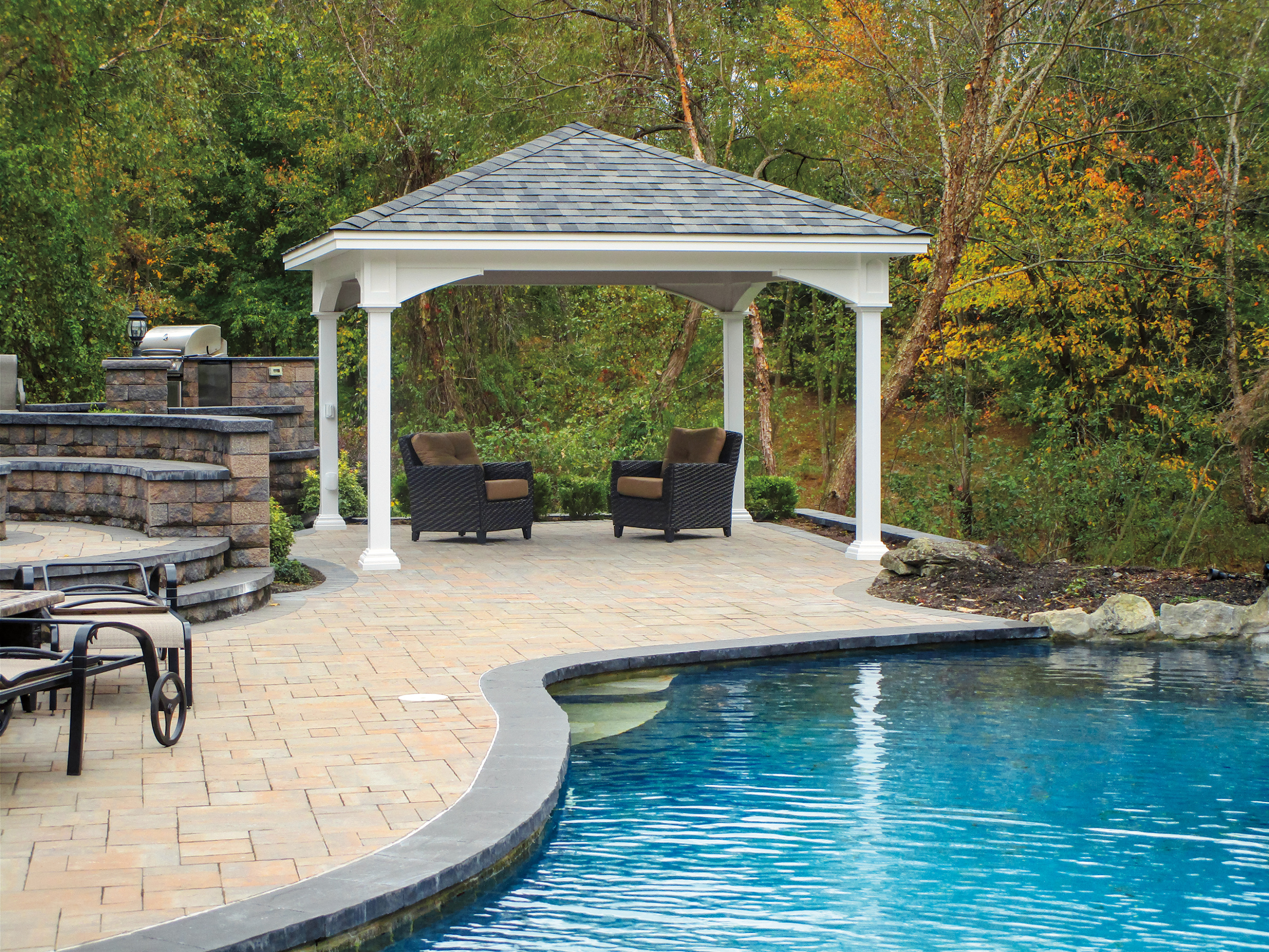 14x14 Manor Pavilion Twilight Gray Shingles