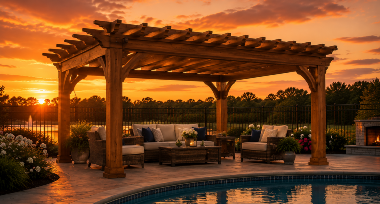 new jersey amish built pergolas