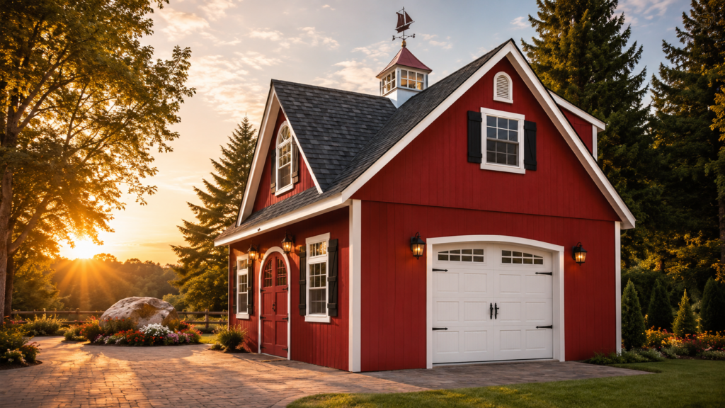 nj amish built garages